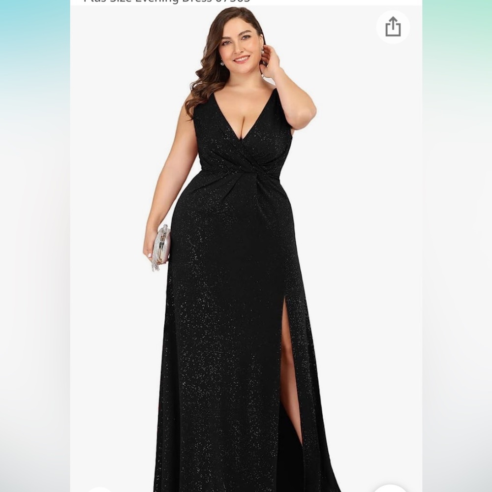Ever Pretty Sparkly Black Dress